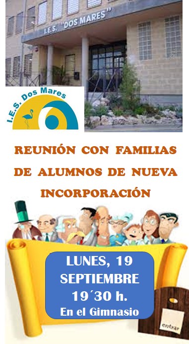 Convocatoria con las familias